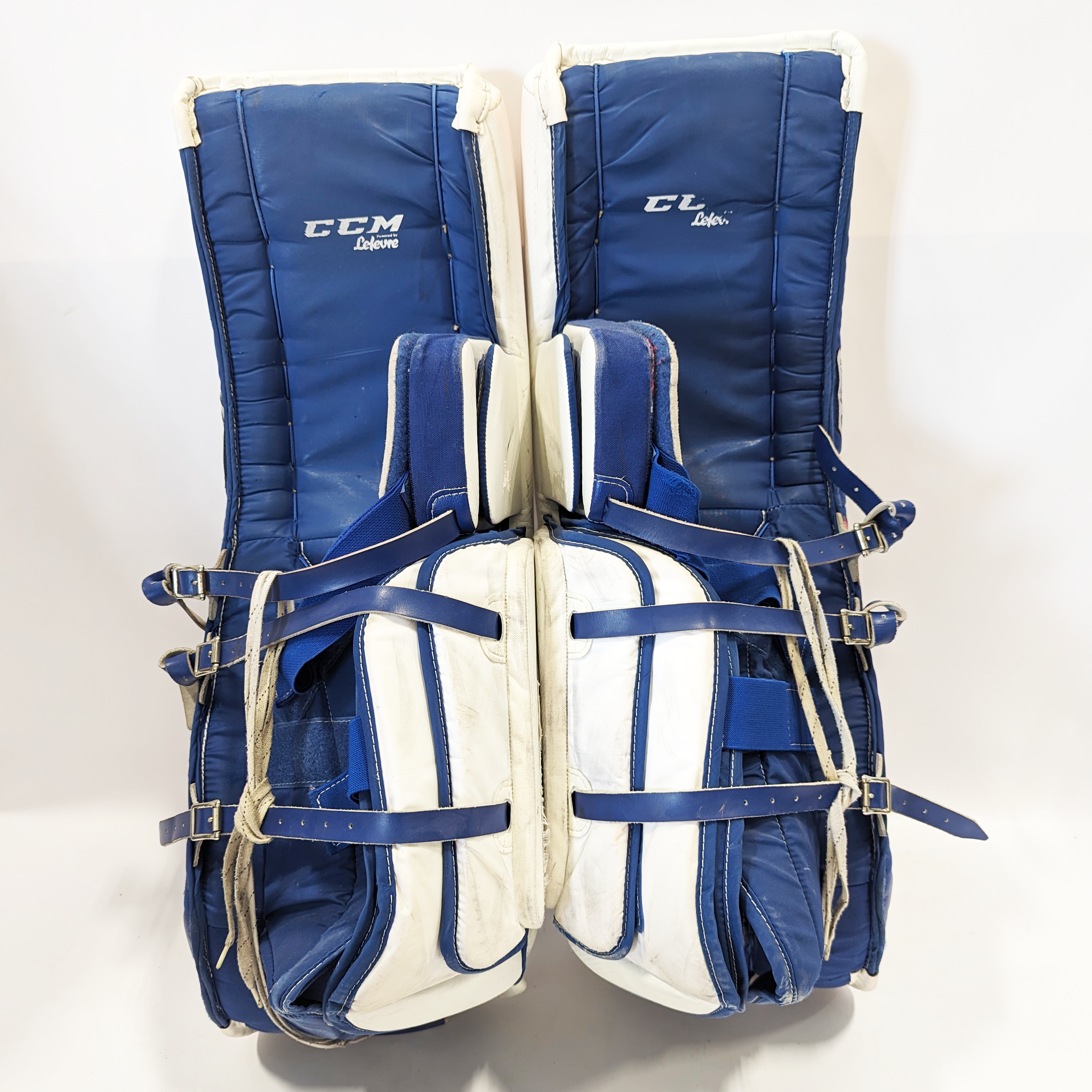CCM Premier II - Ensemble de gardien de but d'occasion (blanc/rouge/bleu)